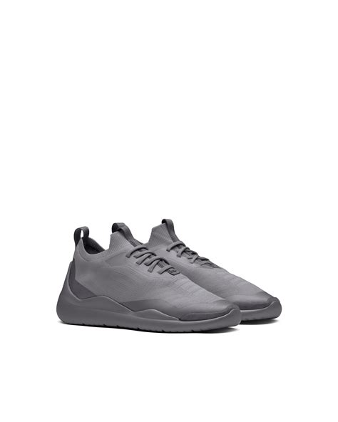 Steel Gray Linea Rossa Toblach Techno Knit LR sneakers 